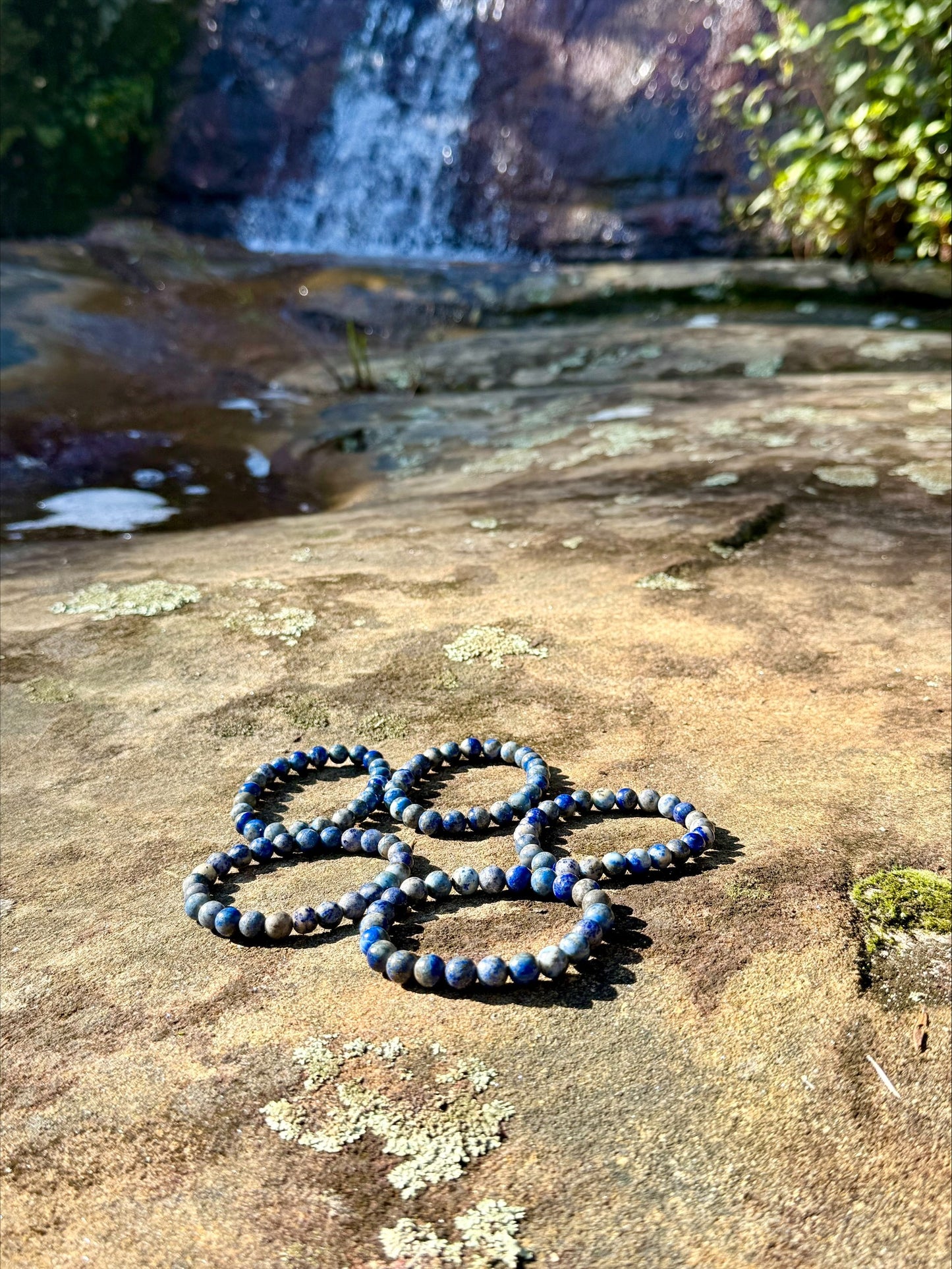 Lapis Lazuli Bracelet | 8mm Natural Crystal Beads
