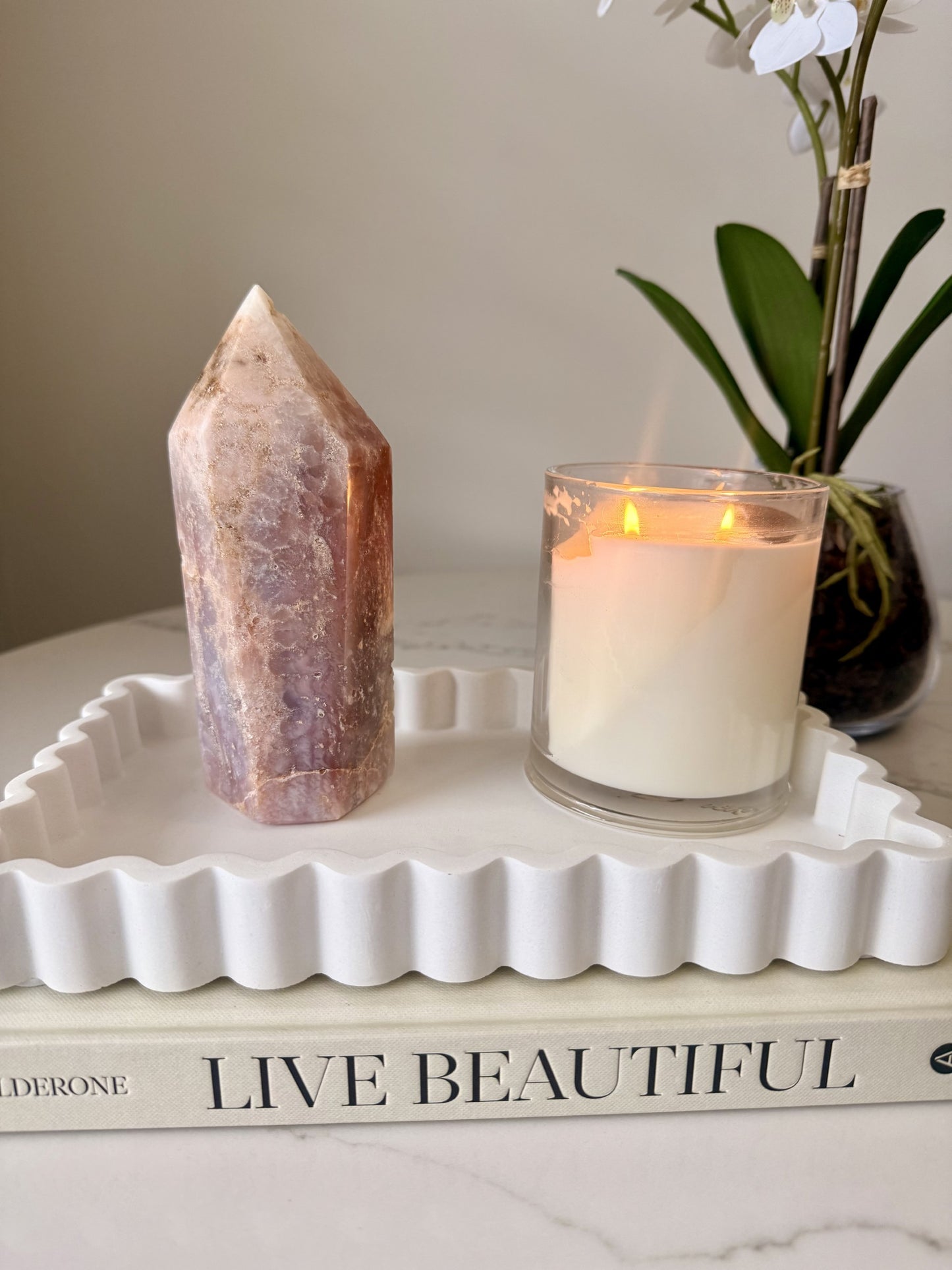 Pink Amethyst Tower – Approx. 16.5 cm | 1kg