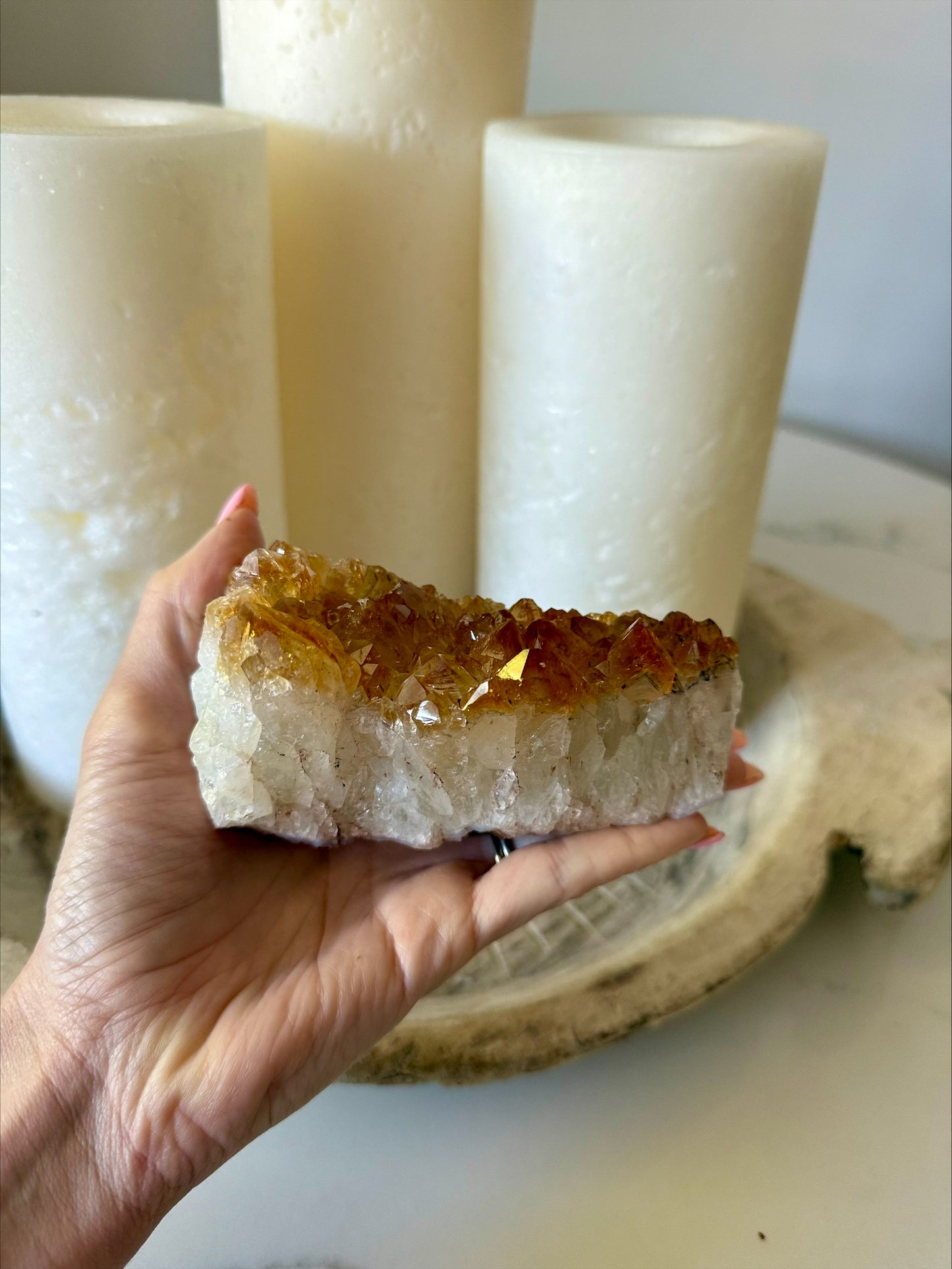 Golden Glow Citrine Cluster | 539g