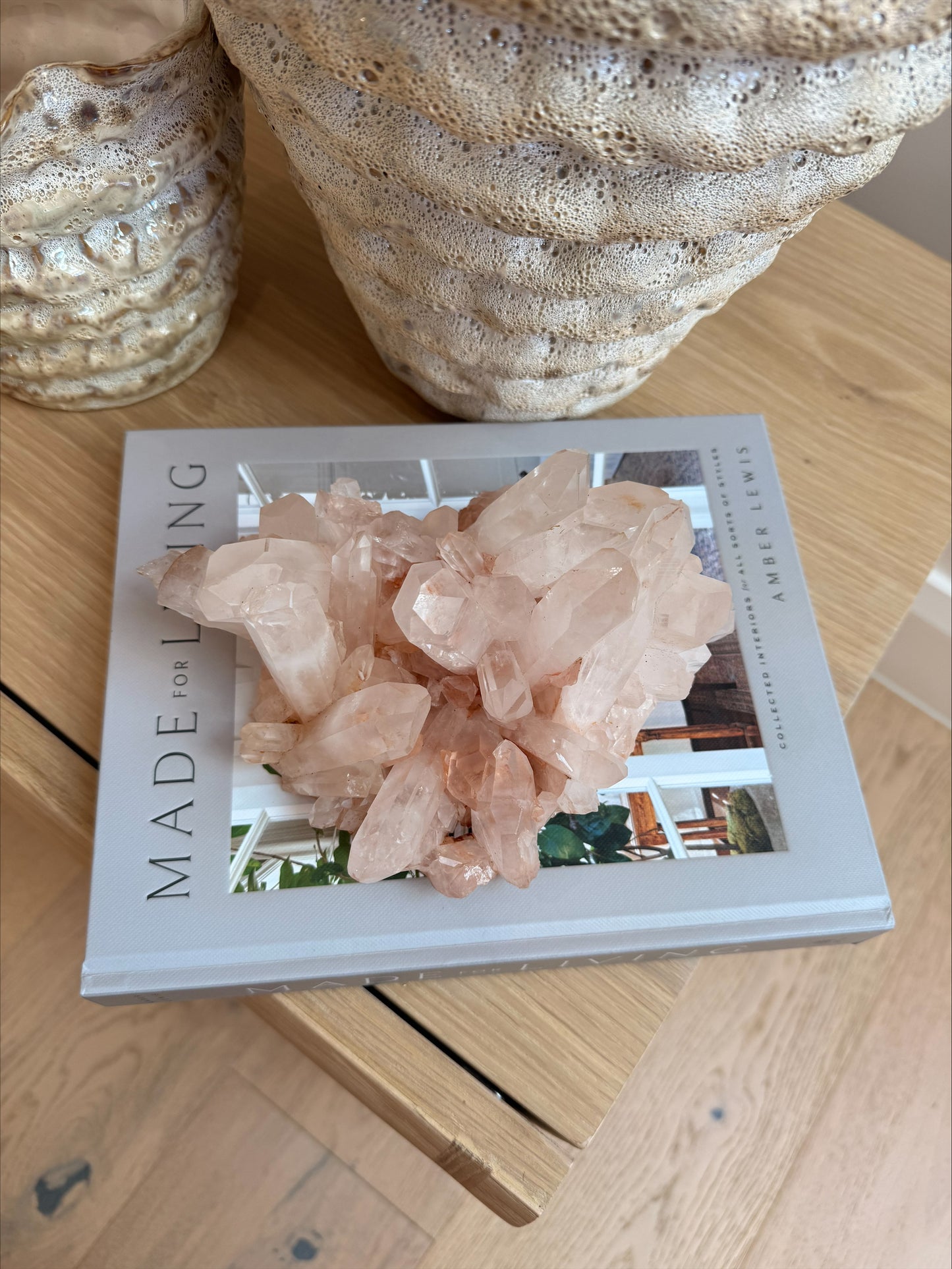Pink Quartz Statement Cluster | 1.745kg