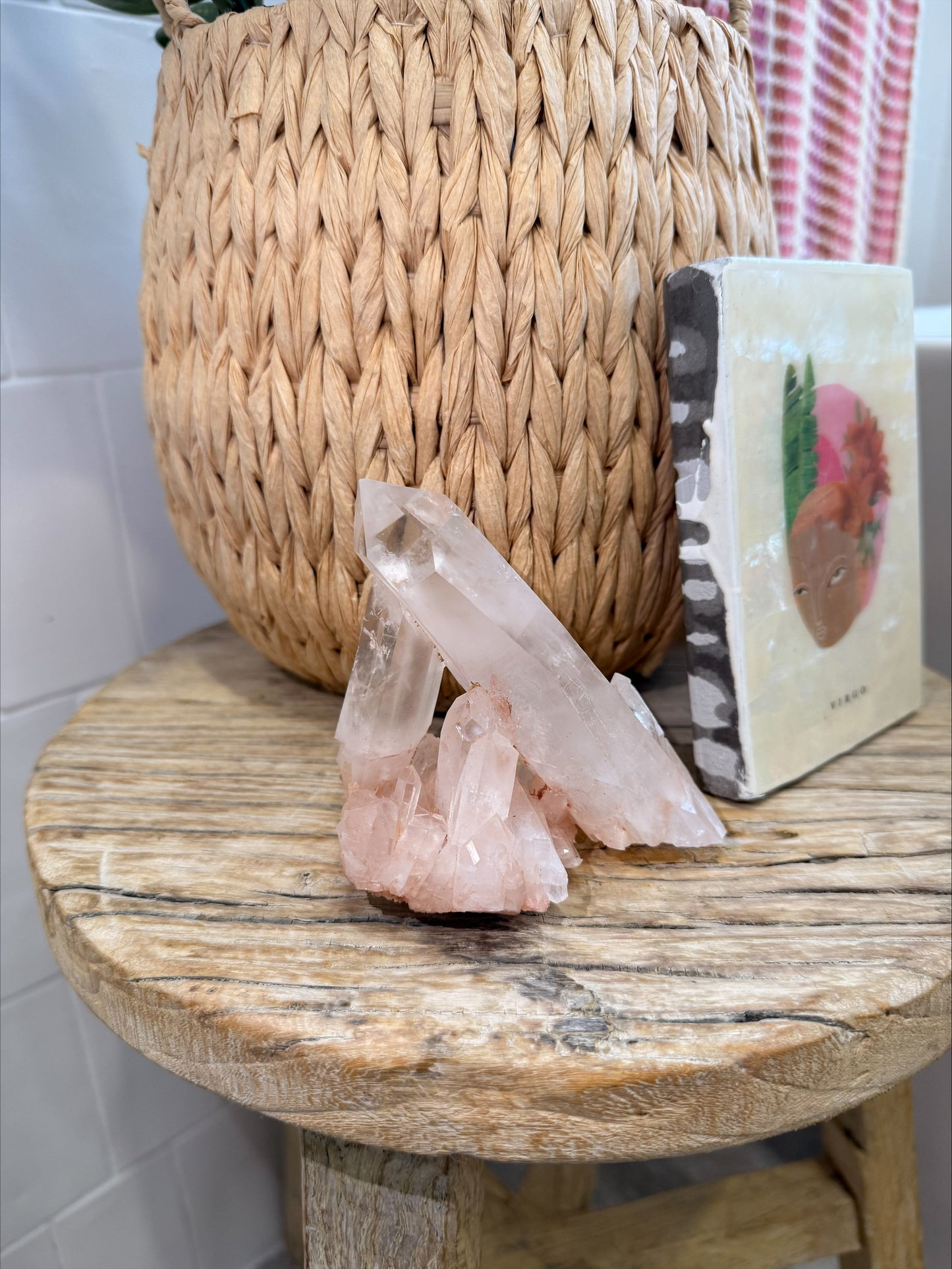Blush Rose Quartz Cluster | 424g
