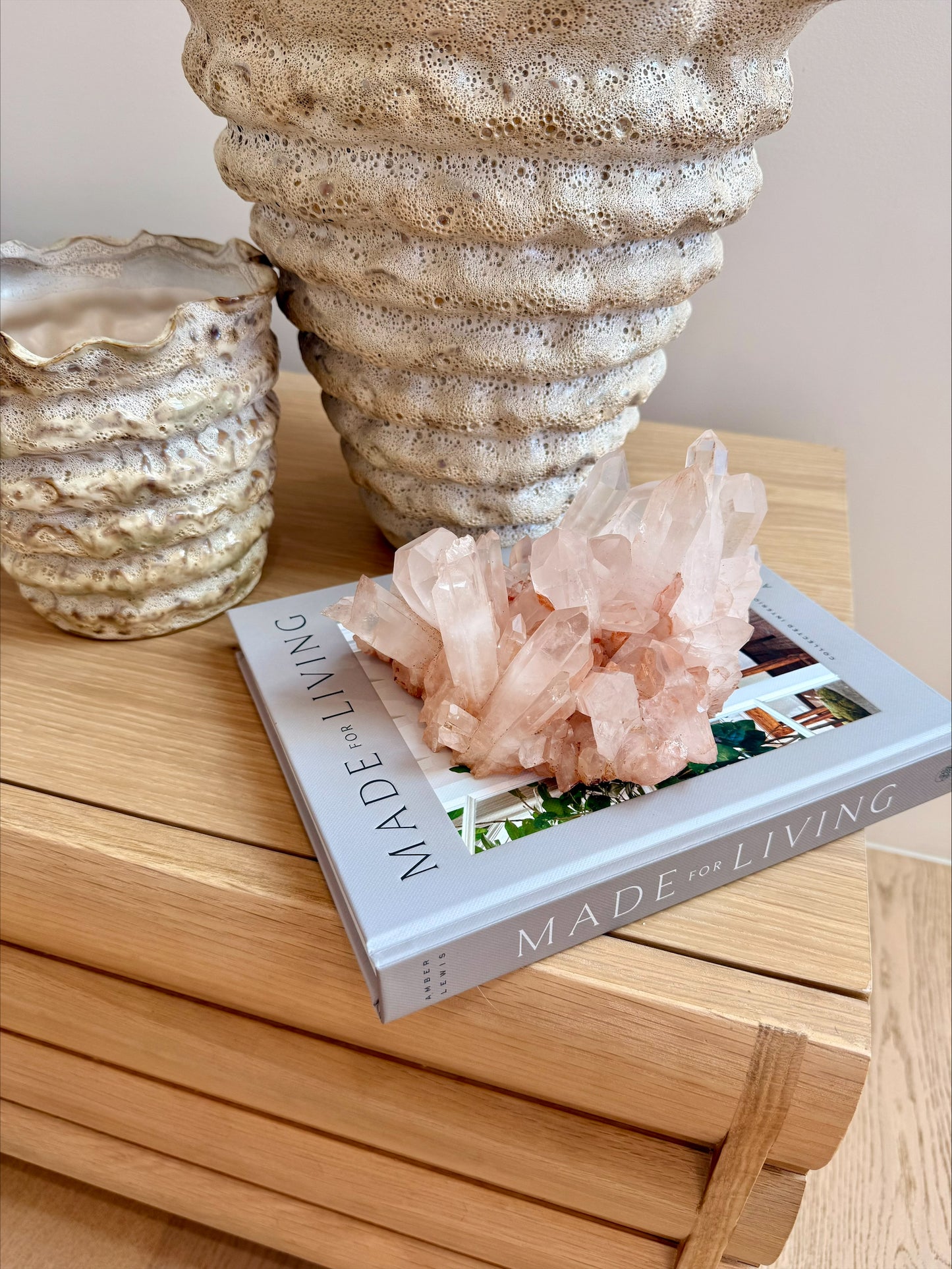 Pink Quartz Statement Cluster | 1.745kg