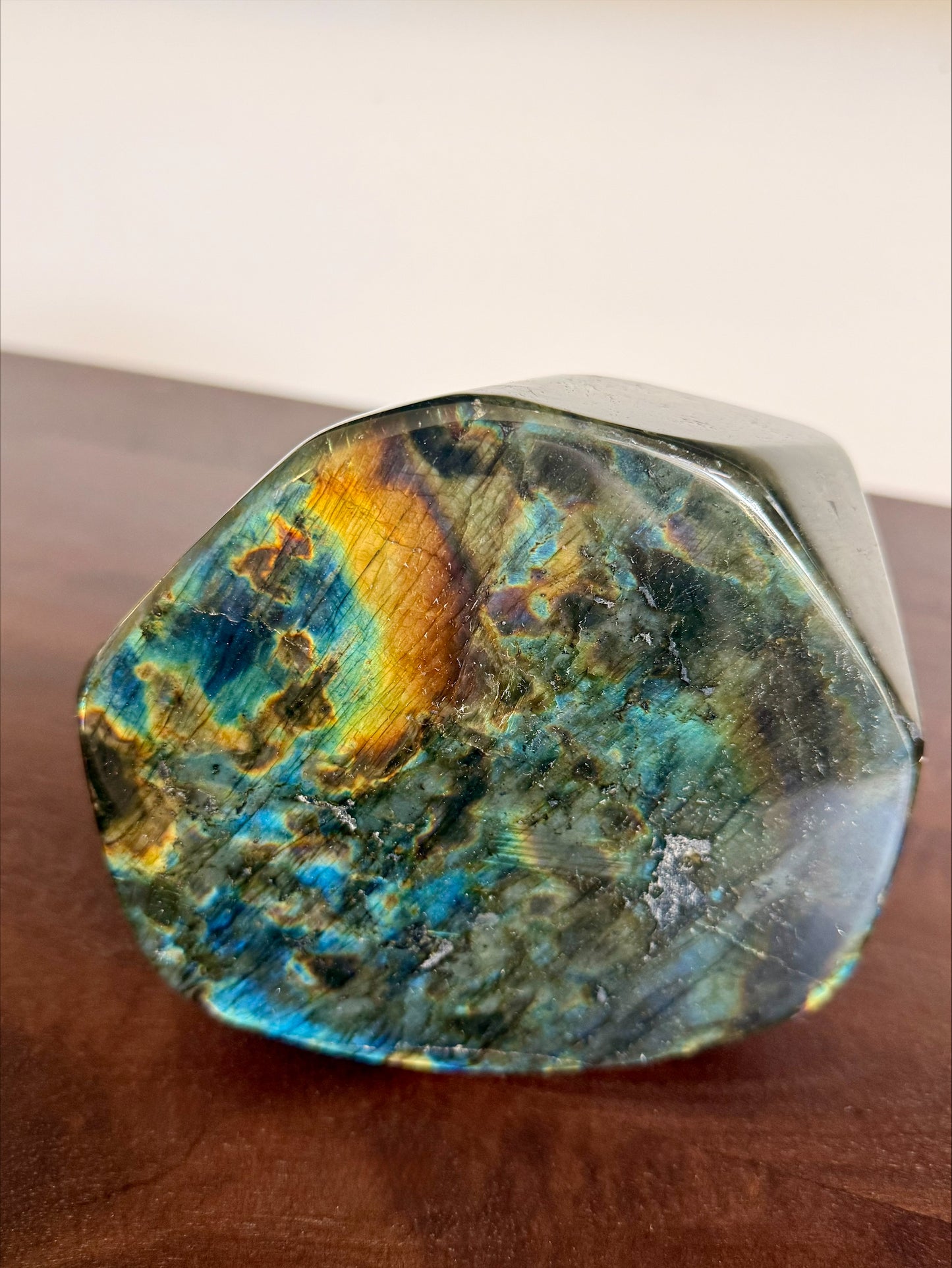 Labradorite Freeform 2.14kg – Electric Blue & Golden Flash Statement Piece