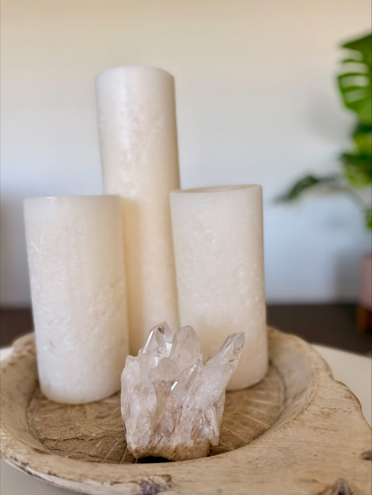Natural Clear Quartz Crystal Cluster