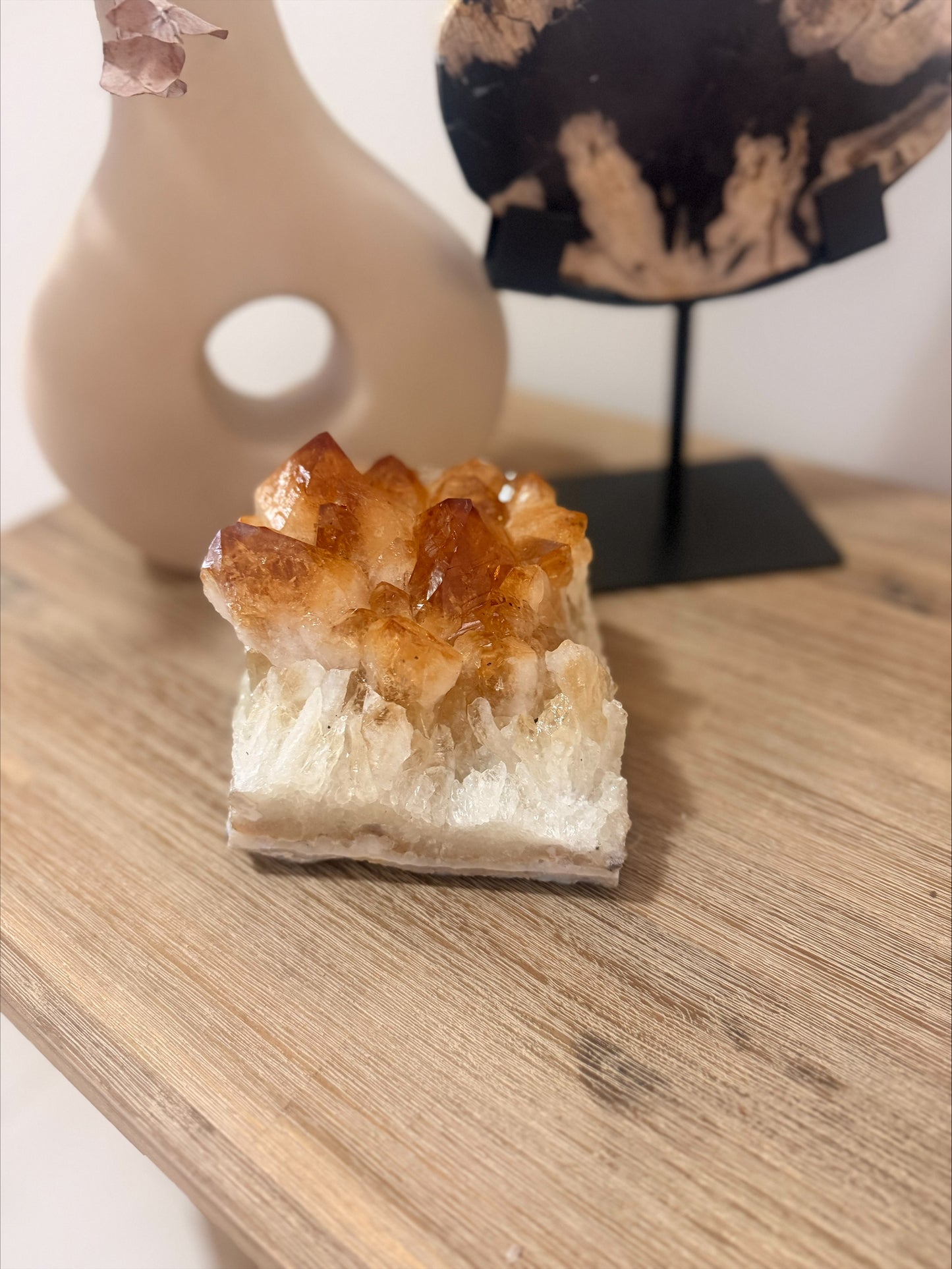 Citrine Cluster – 2.473 kg Statement Crystal