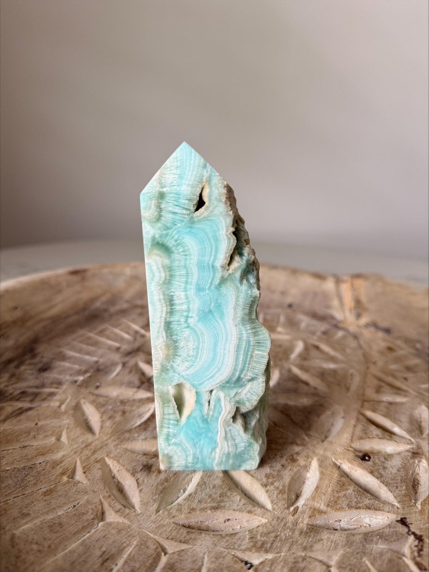 Natural Hemimorphite Freeform Tower | 240g