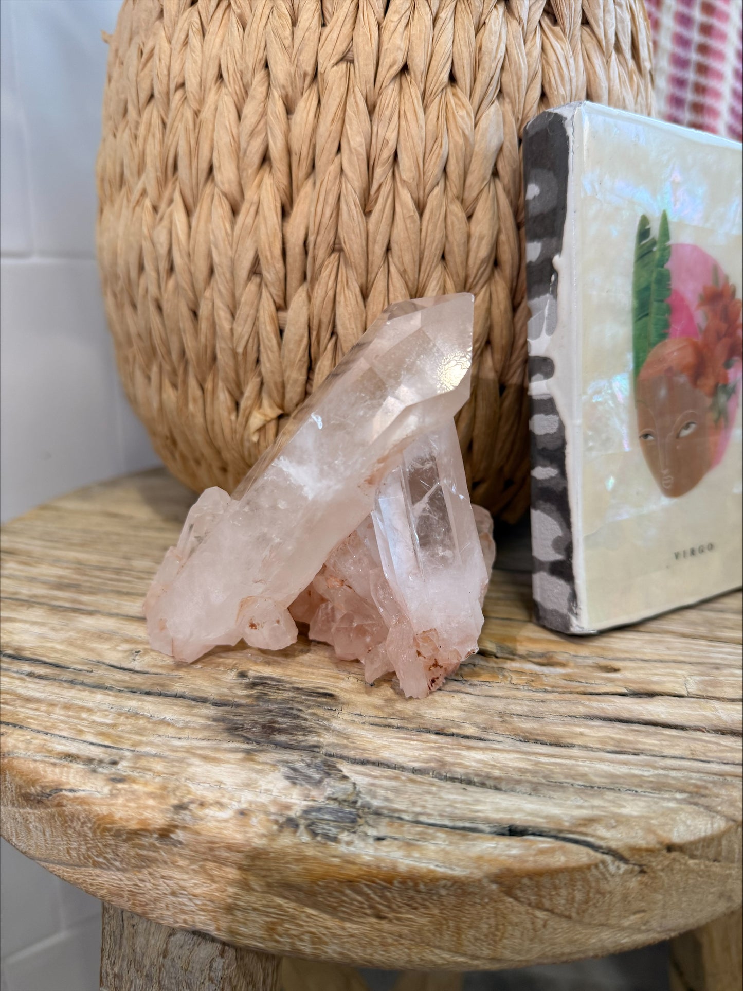 Blush Rose Quartz Cluster | 424g