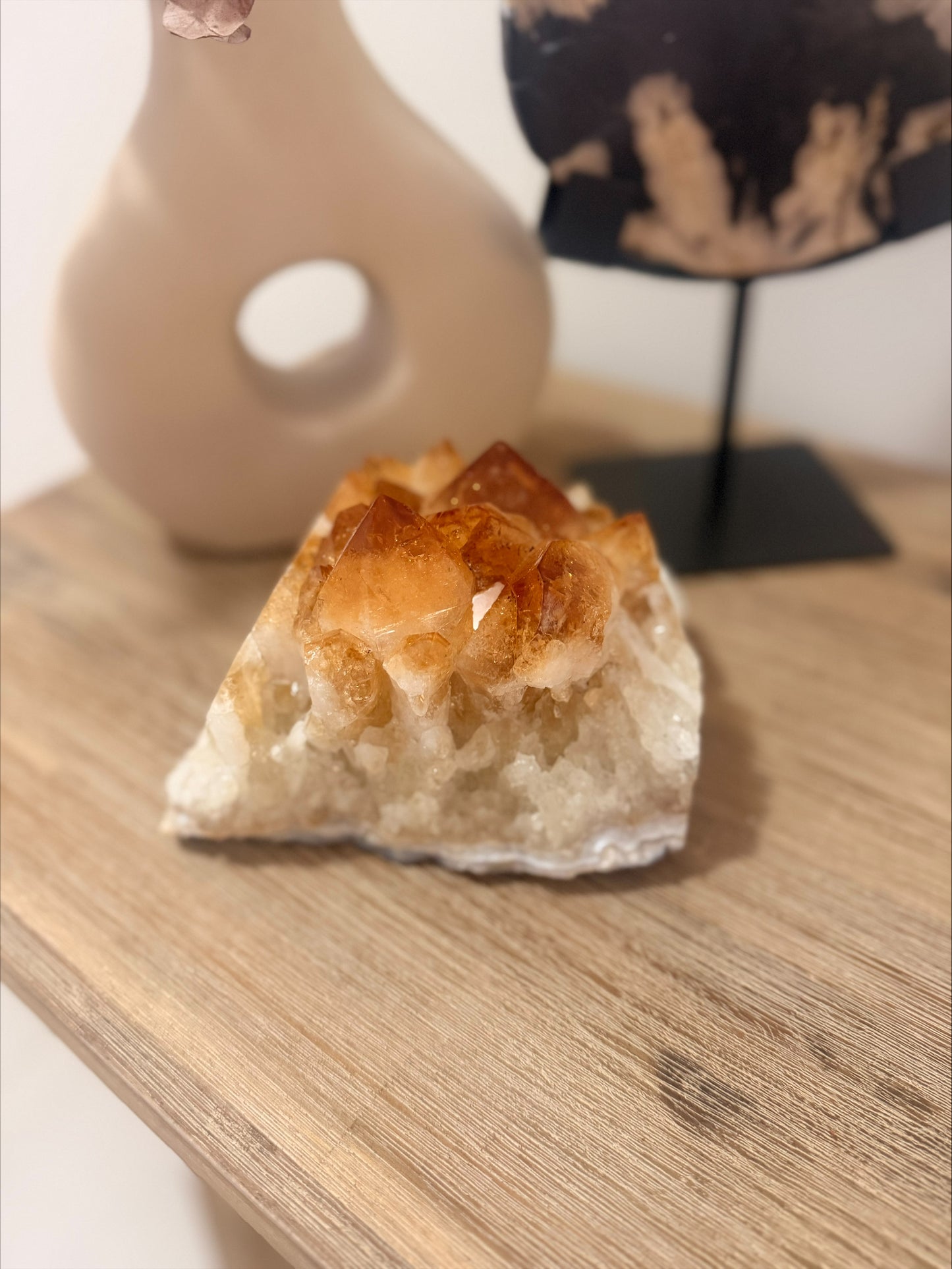 Citrine Cluster – 2.473 kg Statement Crystal