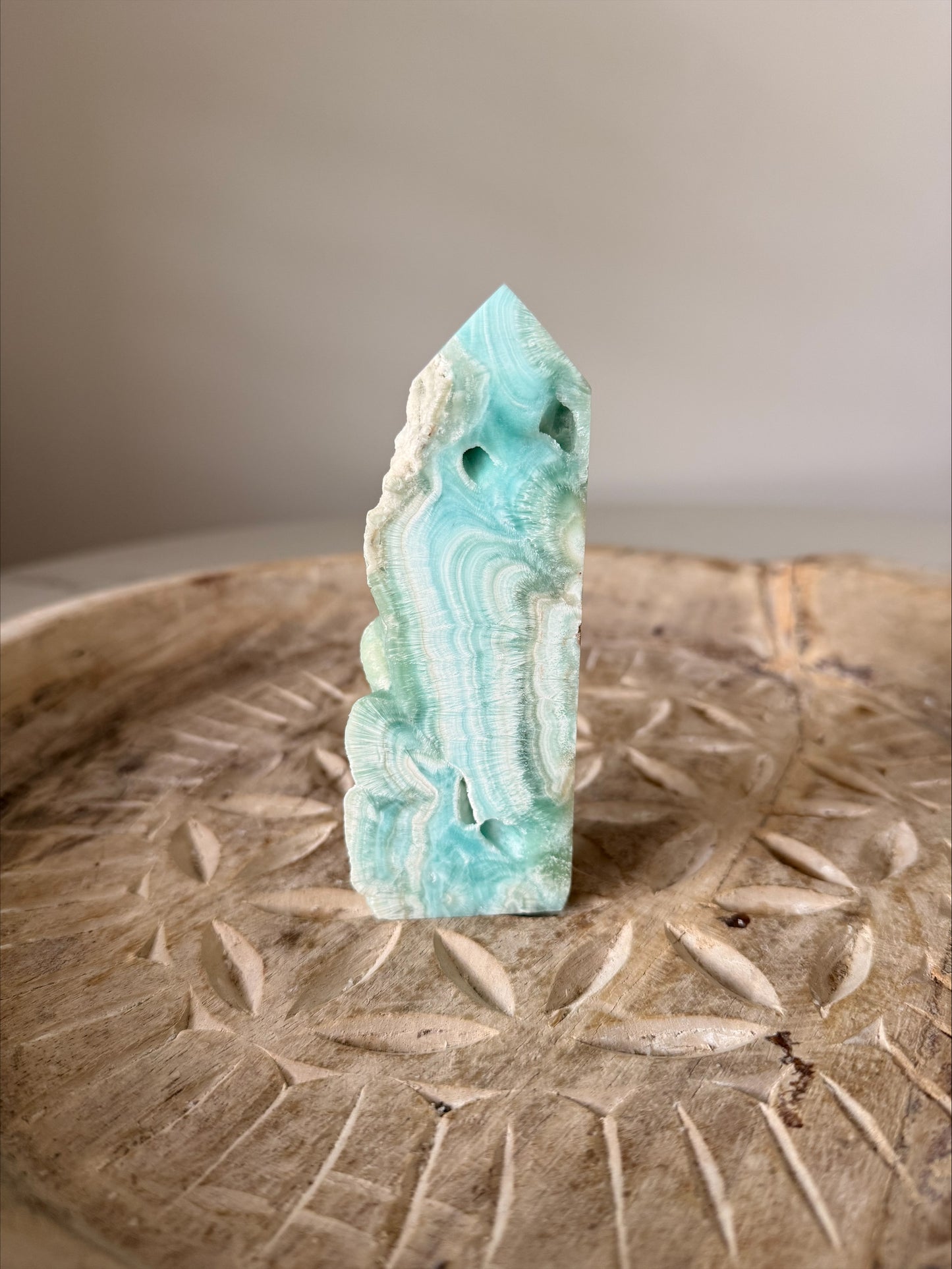 Natural Hemimorphite Freeform Tower | 240g