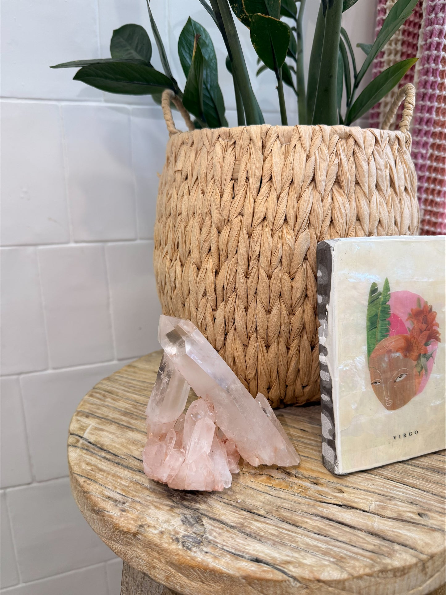 Blush Rose Quartz Cluster | 424g
