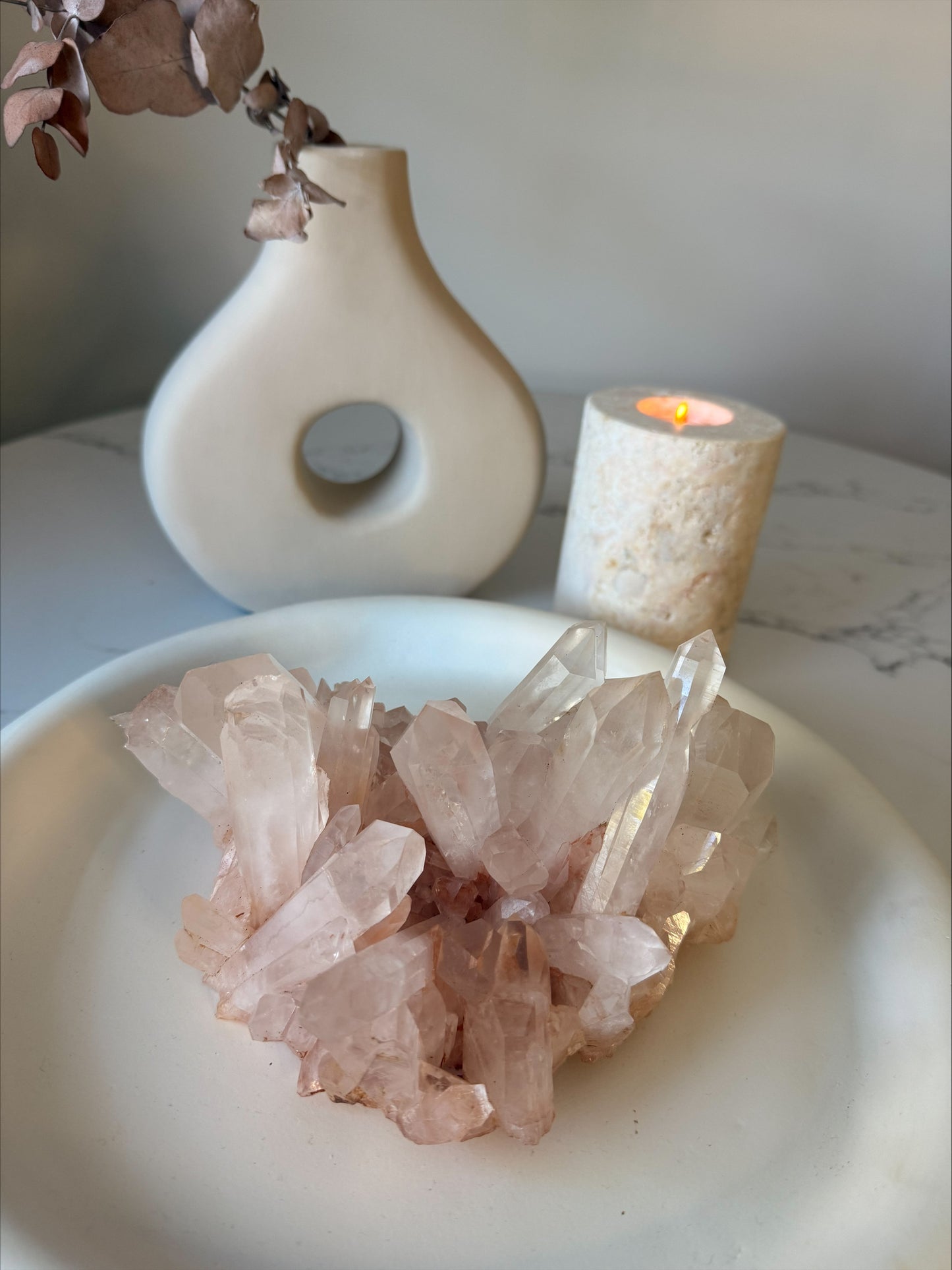 Pink Quartz Statement Cluster | 1.745kg