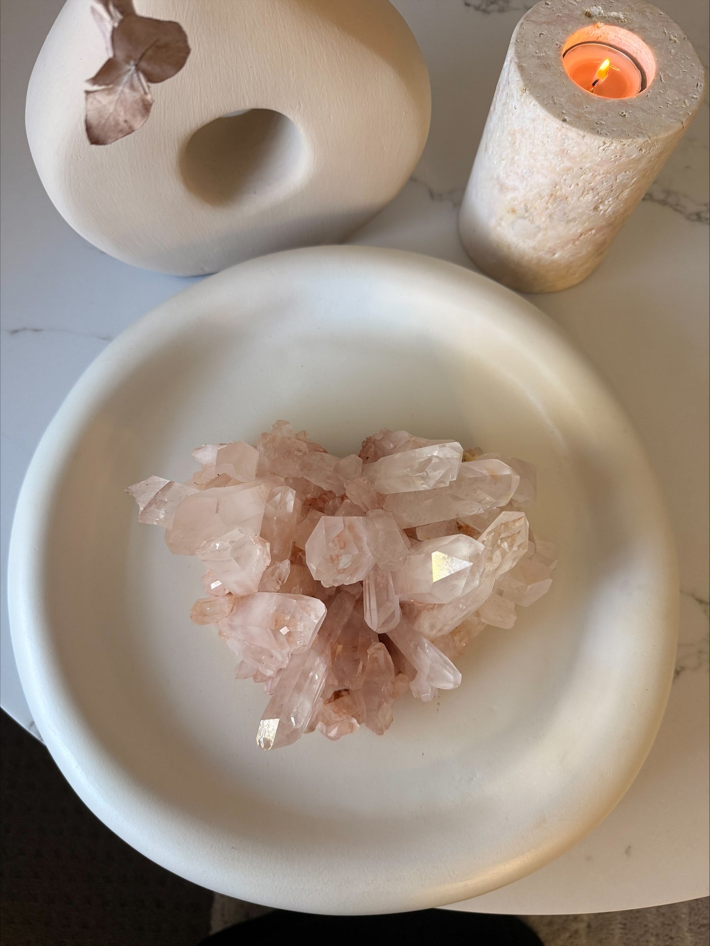 Pink Quartz Statement Cluster | 1.745kg
