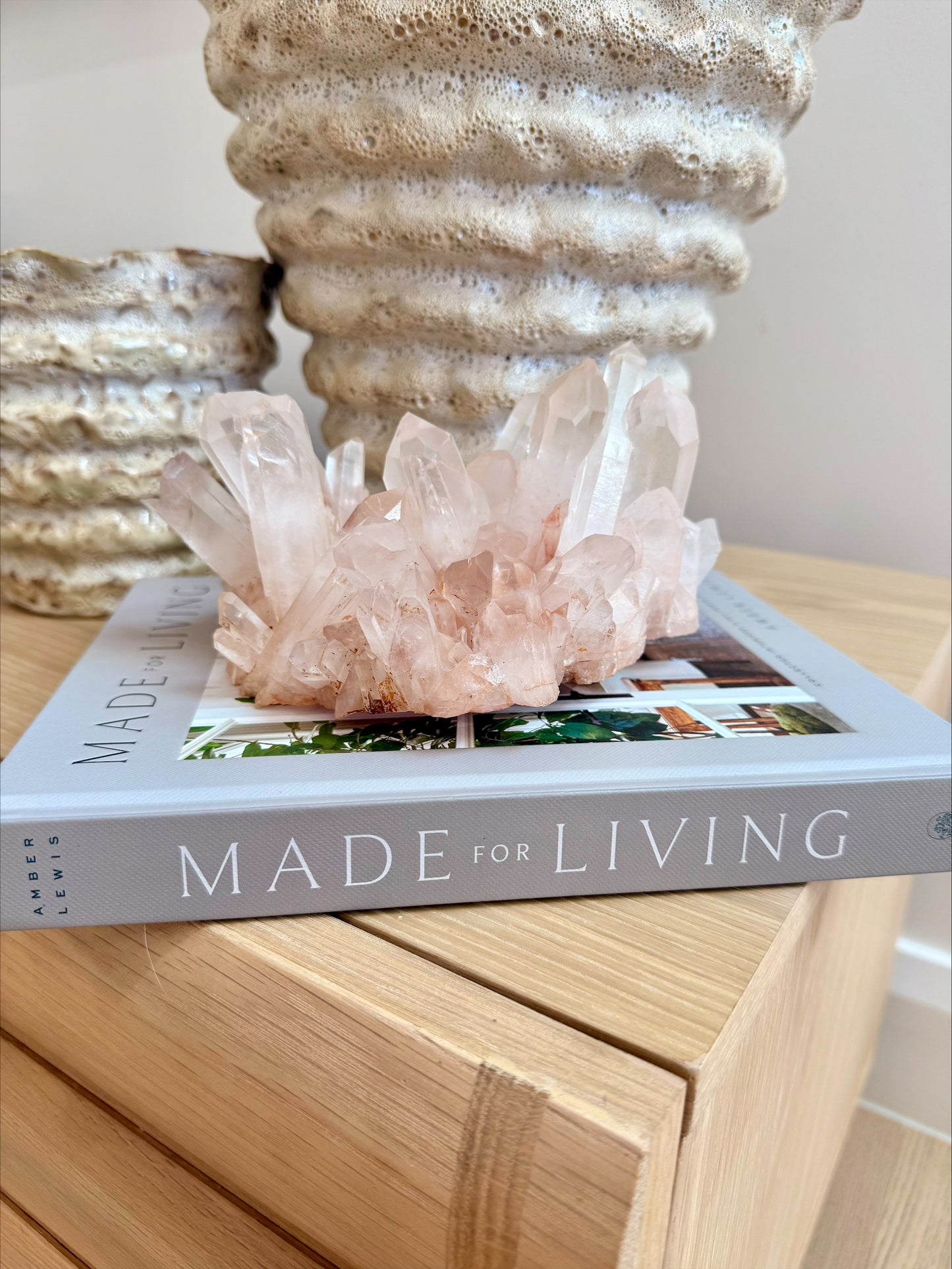 Pink Quartz Statement Cluster | 1.745kg