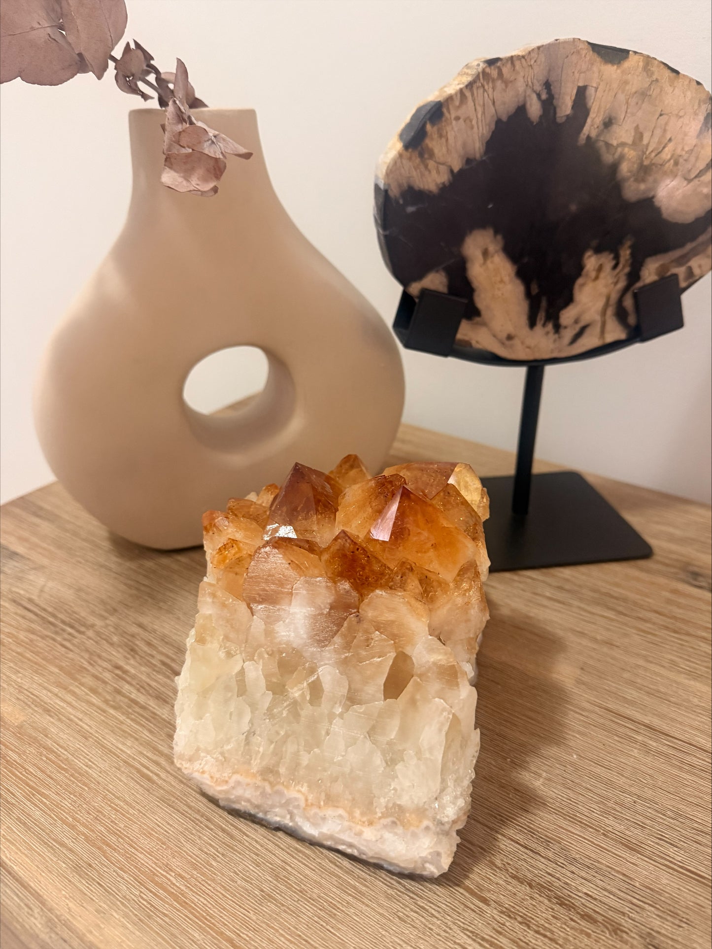 Citrine Cluster – 2.473 kg Statement Crystal