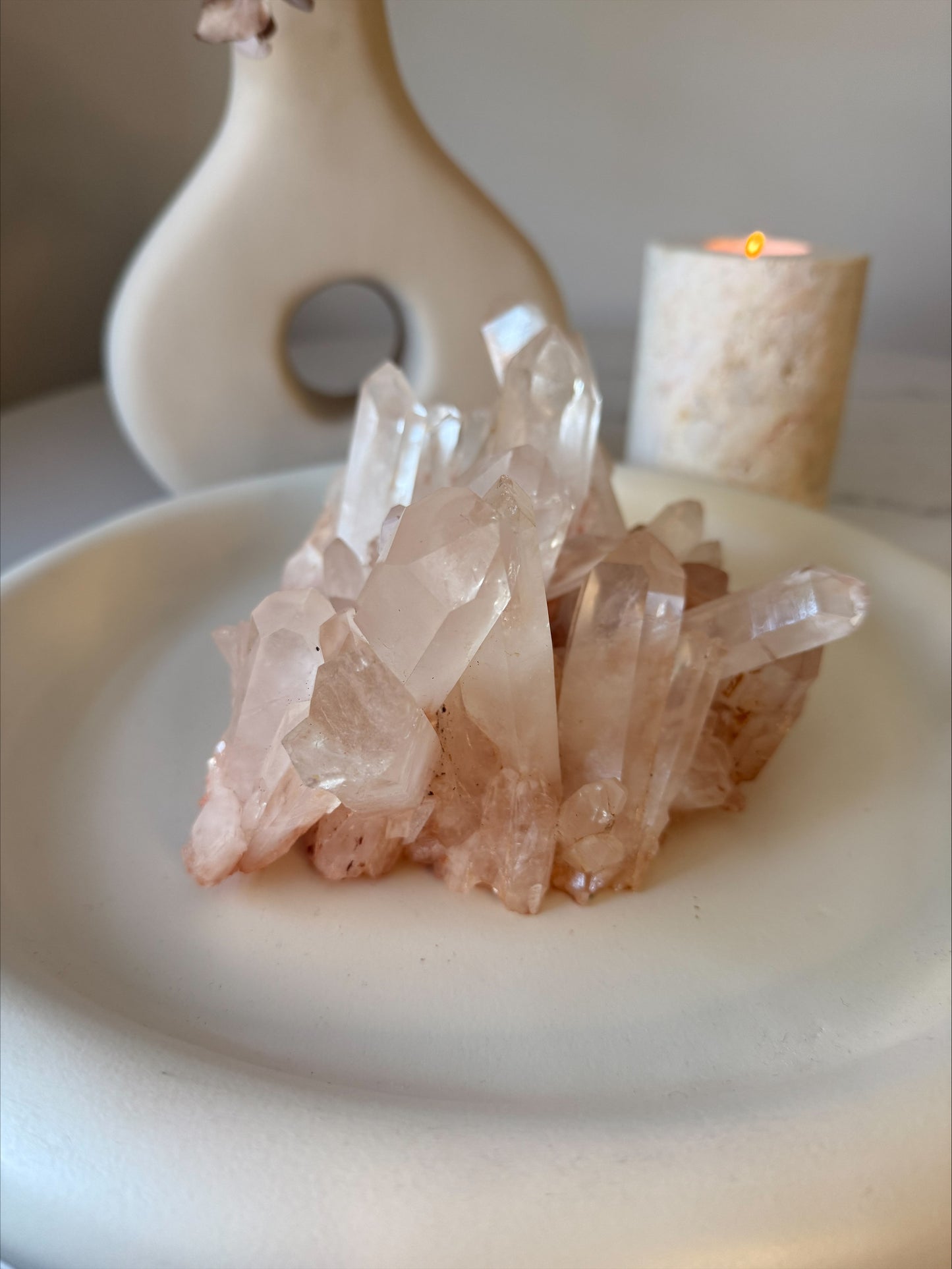 Pink Quartz Statement Cluster | 1.745kg
