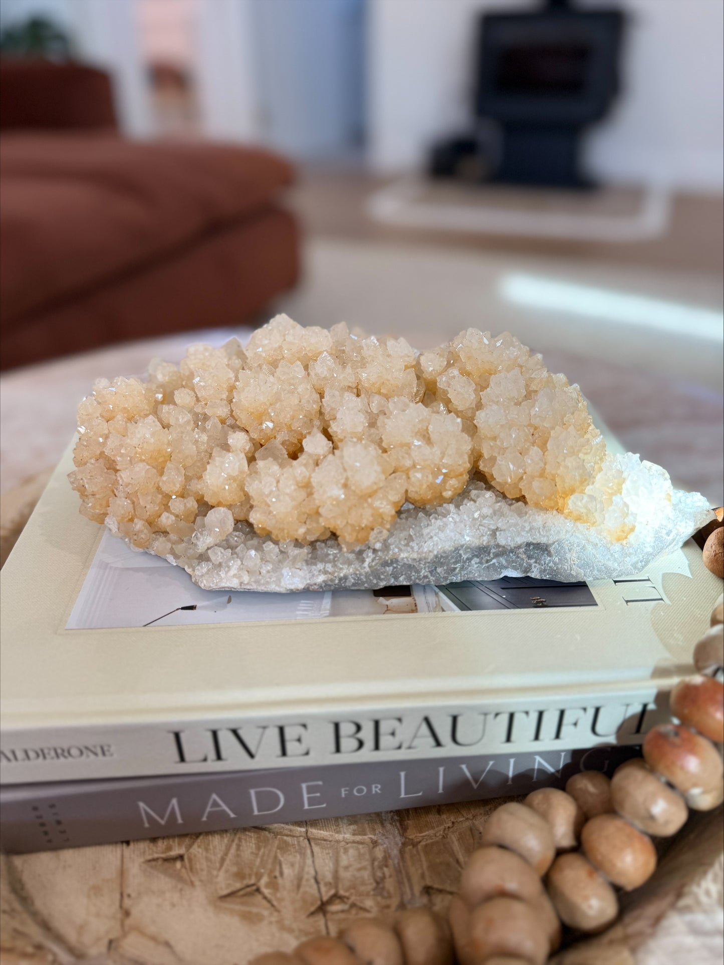 Statement Yellow Calcite Crystal on Stand | 2.324 kg