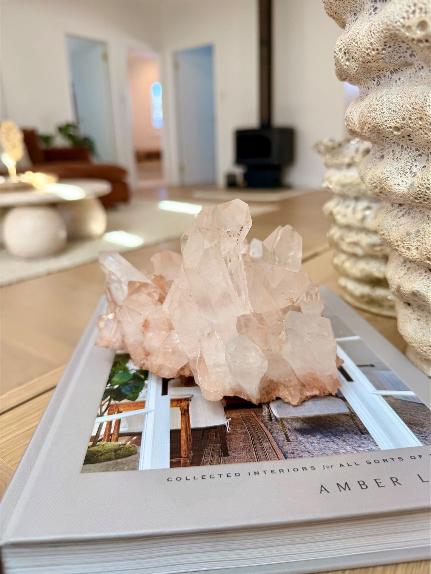 Pink Quartz Statement Cluster | 1.745kg