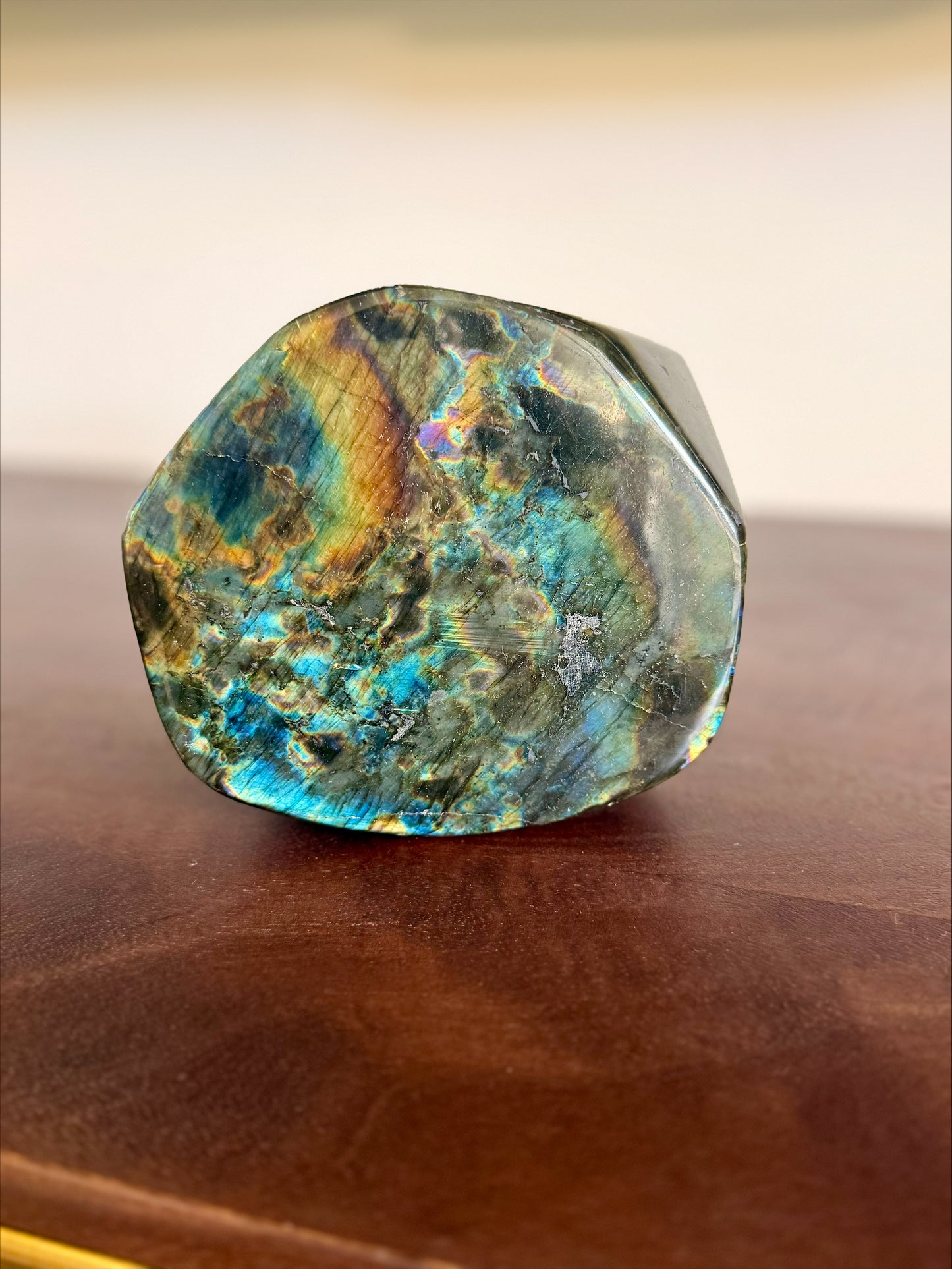 Labradorite Freeform 2.14kg – Electric Blue & Golden Flash Statement Piece