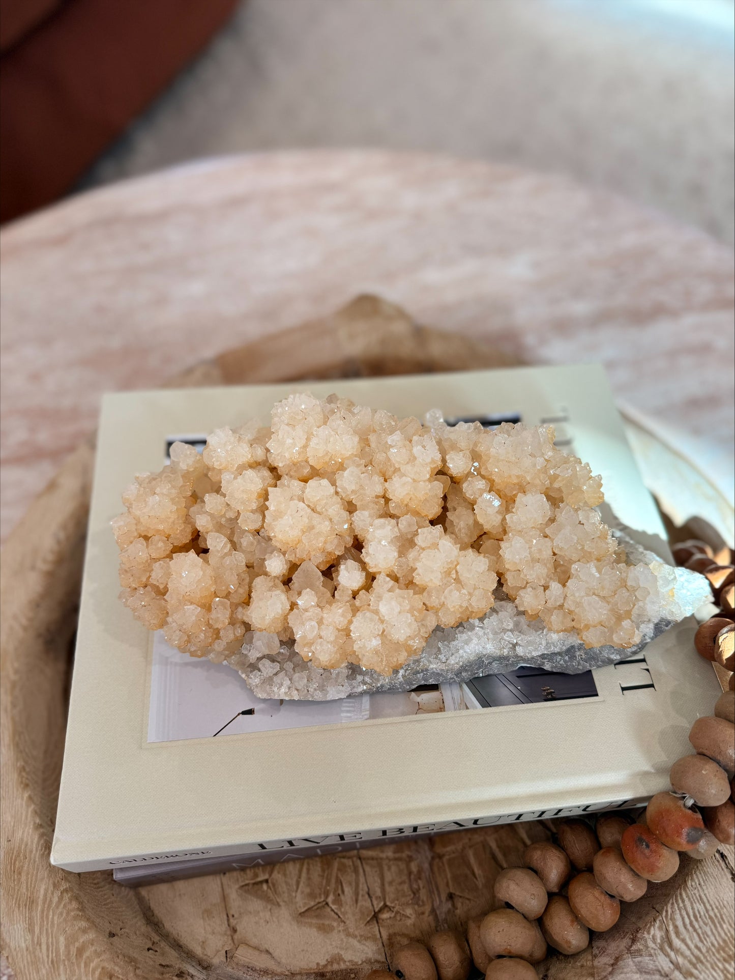 Statement Yellow Calcite Crystal on Stand | 2.324 kg