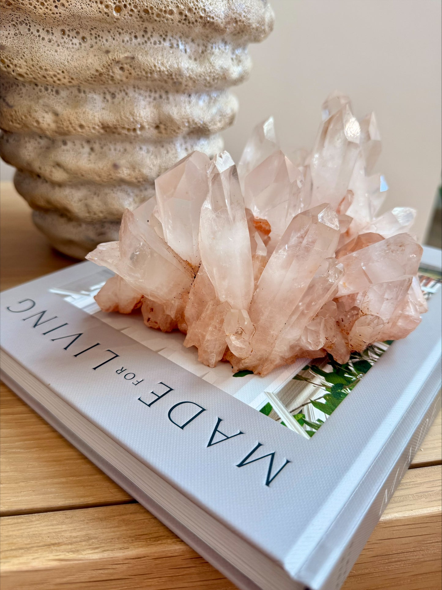Pink Quartz Statement Cluster | 1.745kg